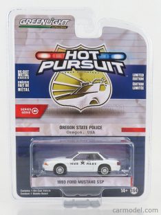 Greenlight - Ford Usa Mustang Ssp Police 1993 White