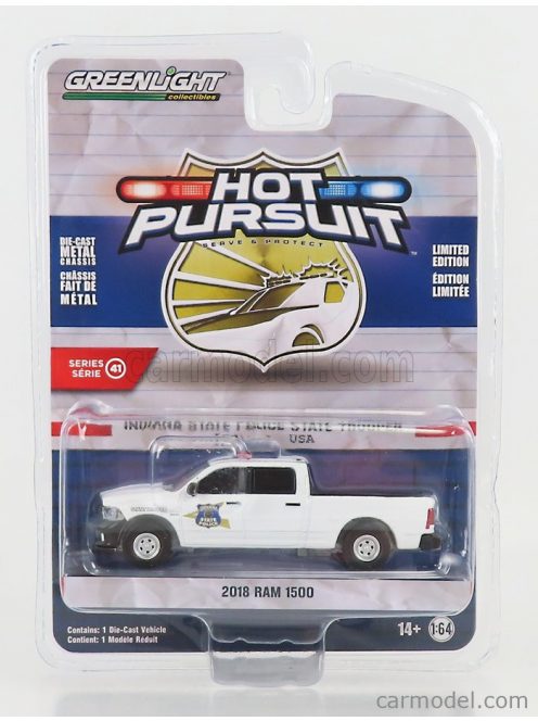 Greenlight - Dodge Ram 1500 Pick-Up Police 2018 White