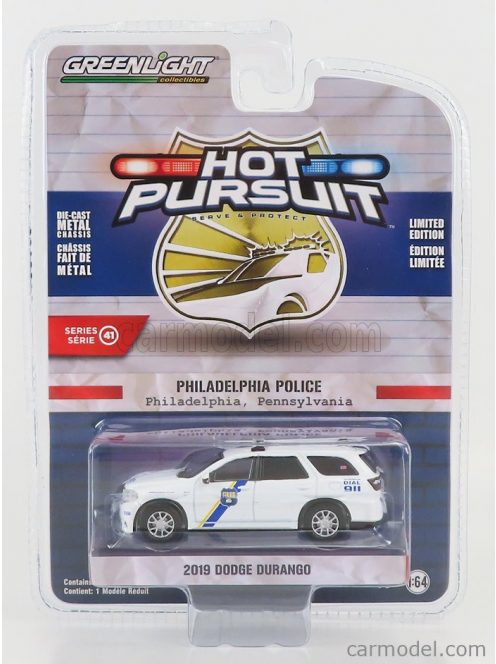 Greenlight - Dodge Durango Police 2019 White