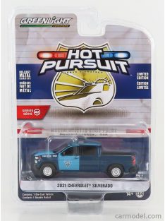   Greenlight - Chevrolet Silverado Pick-Up Police 2021 2 Tone Blue