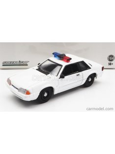 Greenlight - Ford Usa Mustang Ssp Police 1987 White