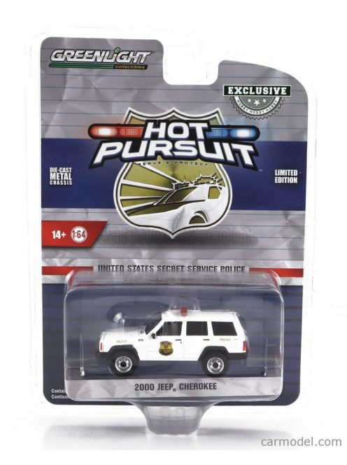 Greenlight - Jeep Cherokee Police 2000 White