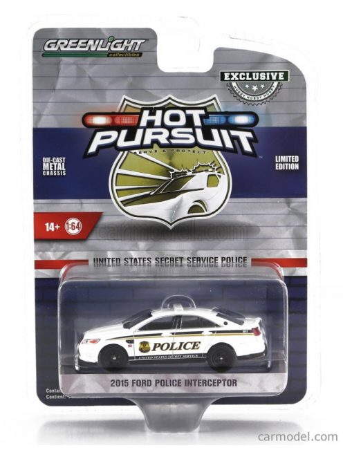 Greenlight - Ford Usa Police Interceptor 2015 White