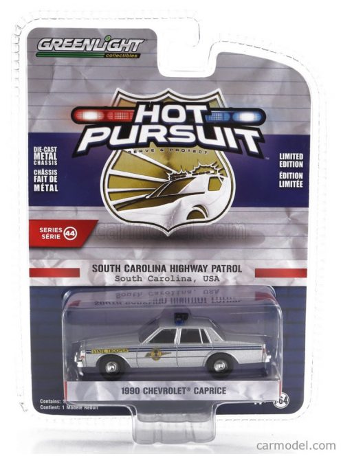 Greenlight - Chevrolet Caprice South Carolina Police 1990 Silver