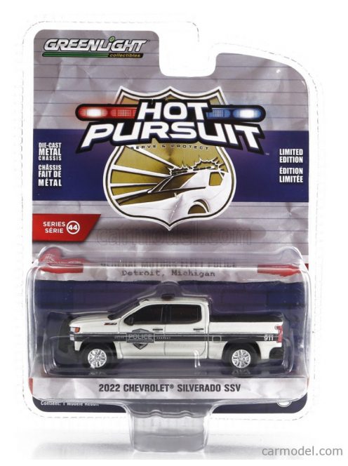 Greenlight - Chevrolet Silverado Pick-Up Ssv Police 2022 White