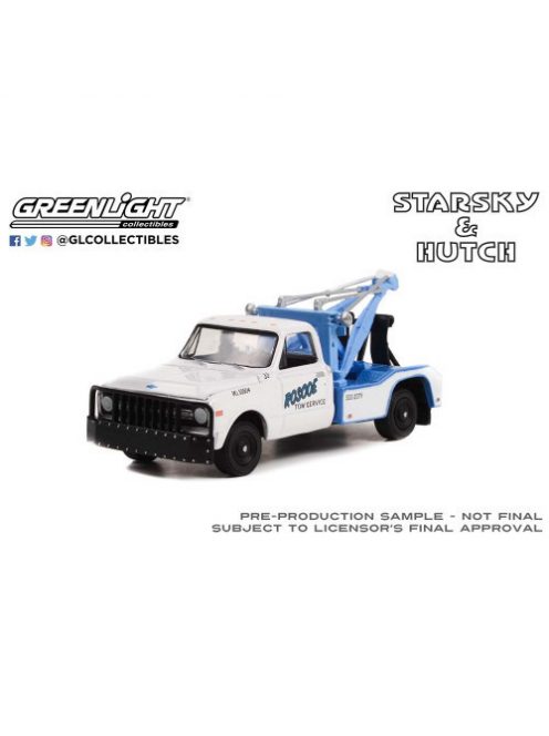 GREENLIGHT - Starsky and Hutch (1975-79 TV Series) Series 2 - 1969 Chevrolet C-30 Dually Wrecker - Roscoe Tow Service Solid Pack