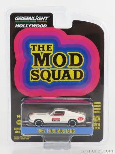   Greenlight - Ford Usa Mustang Coupe N 55 1967 - The Mod Squad White