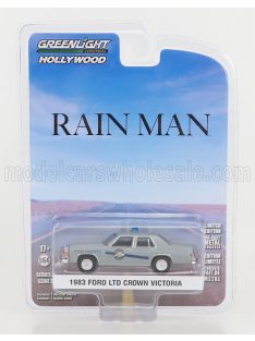   Greenlight - FORD USA LTD CROWN VICTORIA POLICE 1983 - RAIN MAN GREY