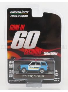   Greenlight - JEEP CHEROKEE POLICE 1995 - FUORI IN 60 SECONDI - GONE IN 60 SECONDS LIGHT BLUE