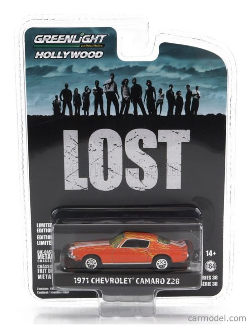 Greenlight - Chevrolet Camaro Z/28 Dirty Version 1971 - Lost Orange