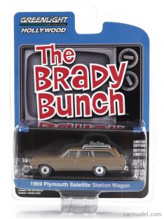   Greenlight - Plymouth Satellite Camping Sw Station Wagon 1969 Gold