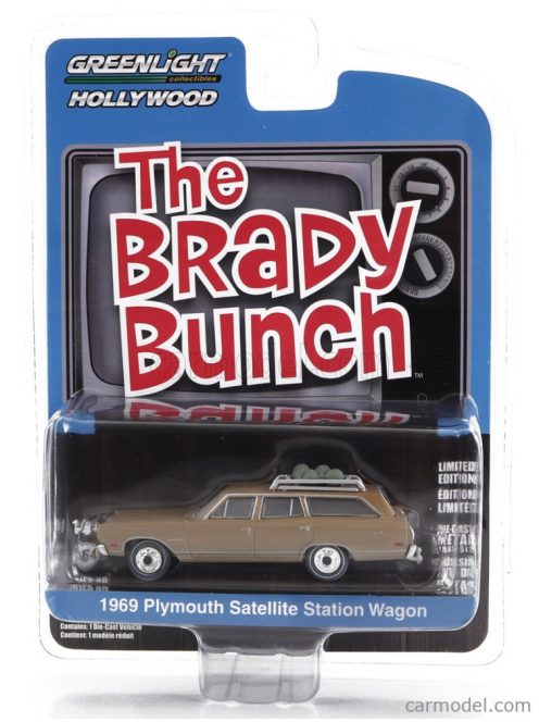 Greenlight - Plymouth Satellite Camping Sw Station Wagon 1969 Gold