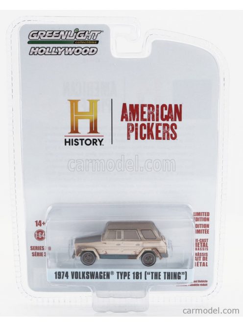 Greenlight - Volkswagen Type 181 Thing 1974 Grey Brown