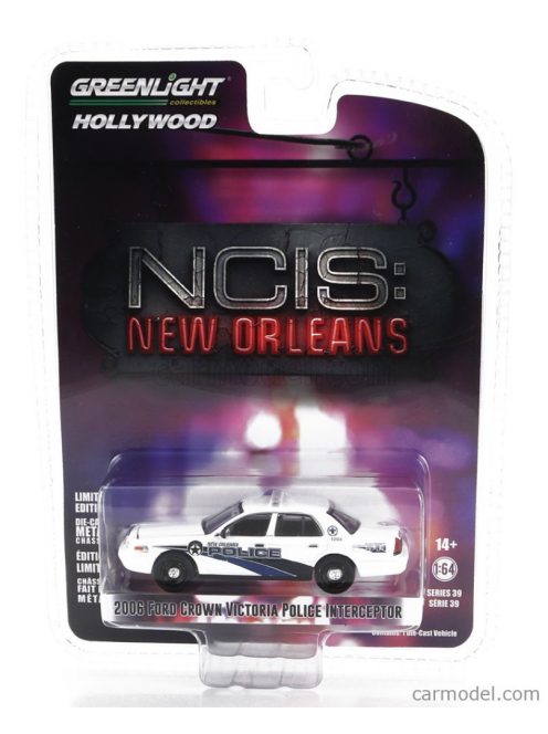 Greenlight - Ford Usa Crown Victoria New Orleans Police 2006 White