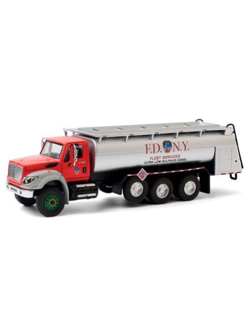 GREENLIGHT - S.D. Trucks Series 11 - 2018 International WorkStar Tanker Truck - FDNY (The Official Fire Department City of New York) Ultra Low Sulphur Diesel Solid Pack