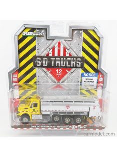   Greenlight - International Workstar Tanker Truck 4-Assi 2018 Yellow Silver