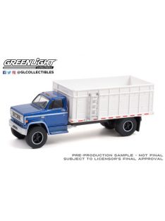   GREENLIGHT - S.D. Trucks Series 13 - 1980 Chevrolet C-70 Grain Truck - Blue Poly Cab with White Bed Solid Pack