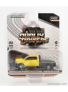   Greenlight - Dodge Ram 3500 Double Cabine Pick-Up 2018 Yellow Black