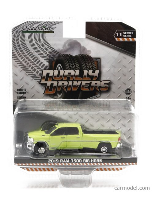 Greenlight - Dodge Ram 3500 Pick-Up Double Cabine Big Horn 2019 Yellow