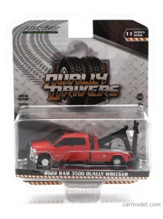   Greenlight - Dodge Ram 3500 Pick-Up Double Cabine Carro Attrezzi - Wrecker Road Service 2022 Red