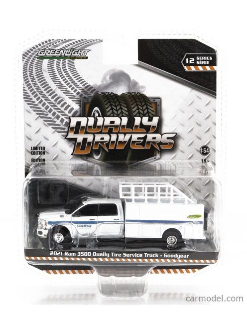 Greenlight - Dodge Ram 3500 Pick-Up Commercial Goodyear 2021 White