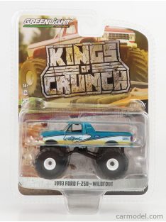   Greenlight - Ford Usa F-250 Pick-Up Bigfoot Monster Truck Wildfoot 1993 Blue White