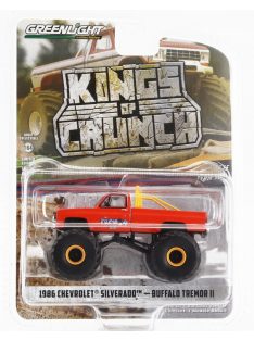   Greenlight - CHEVROLET SILVERADO PICK-UP MONSTER TRUCK BUFFALO TREMOR 1987 RED