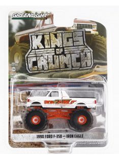   Greenlight - FORD USA F-350 PICK-UP MONSTER TRUCK IRON EAGLE 1990 WHITE