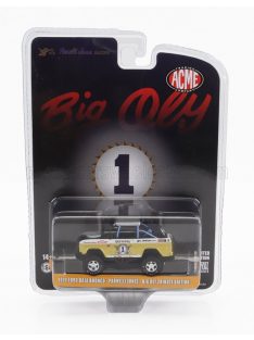   Greenlight - FORD USA BRONCO N 1 BAJA 1970 - BIG OLY TRIBUTE EDITION YELLOW MET BLACK