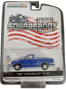 Greenlight - CHEVROLET C-10 PICK-UP 1987 BLUE