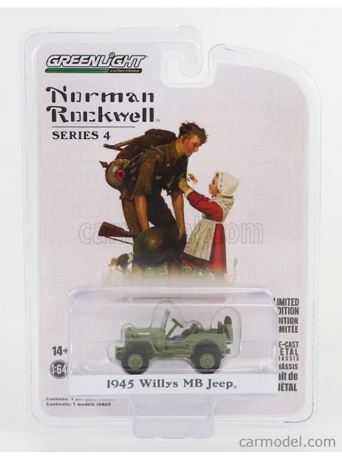 Greenlight - Jeep Willys Mb 1945 Military Green