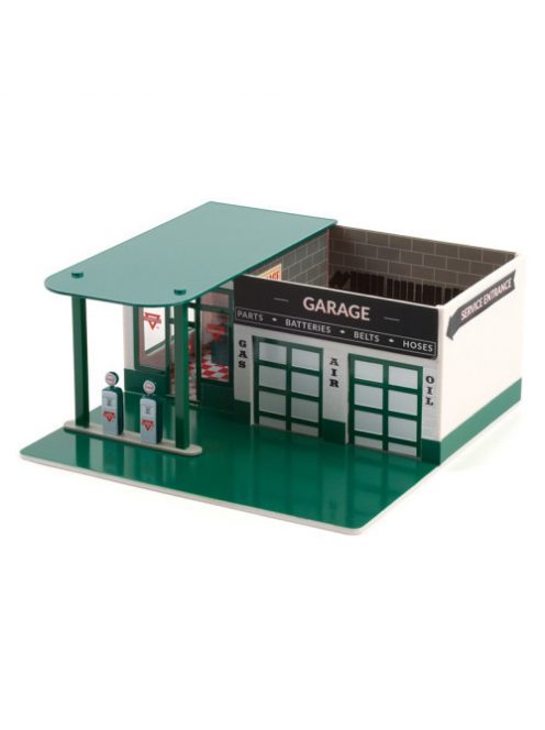 GREENLIGHT - Mechanic's Corner Series 8 - Vintage Gas Station -Conoco Continental Oil Company Solid Pack