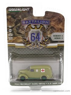   Greenlight - Chevrolet Panel Truck U.S. Army Ambulance 1939 Military Green