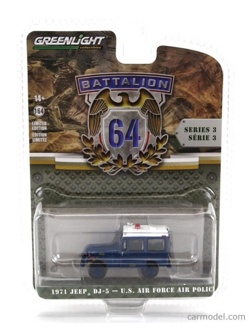 Greenlight - Jeep Dj-5 U.S. Air Force Police 1971 Blue White