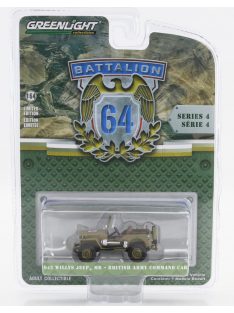   Greenlight - JEEP WILLYS BRITISH ARMY COMMAND CAR 1942 MILITARY GREEN