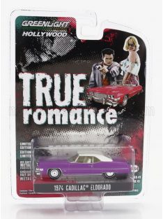   Greenlight - CADILLAC FLEETWOOD ELDORADO HARD-TOP 1974 - TRUE ROMANCE LILLAC WHITE