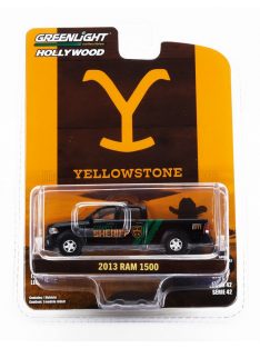   Greenlight - DODGE RAM 1500 PICK-UP SHERIFF 2013 - YELLOWSTONE BLACK