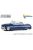 Greenlight - 1:64 Mercury Eight Chopped Top Convertible 1950 - Dark Blue Metallic with Light Blue Pinstripes and White Top - California Lowriders Series 4 - GREENLIGHT