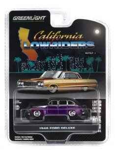 Greenlight - FORD USA DELUXE LOWRIDERS 1946 PURPLE BLACK