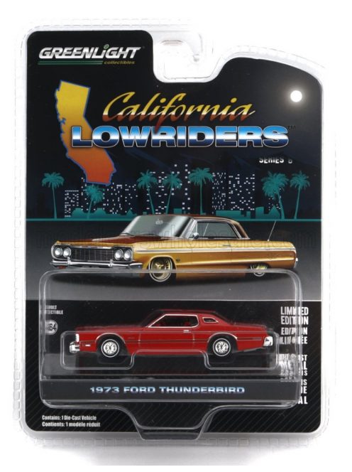 Greenlight - FORD USA THUNDERBIRD LOWRIDERS 1973 RED