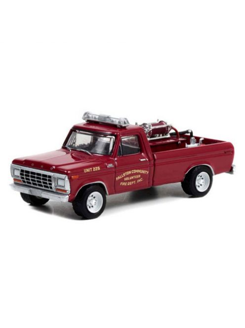 GREENLIGHT - Fire & Rescue Series 3 - 1978 Ford F-250 Brush Truck - Fallston Community Volunteer Fire Department Unit 226, Fallston, North Carolina Solid Pack