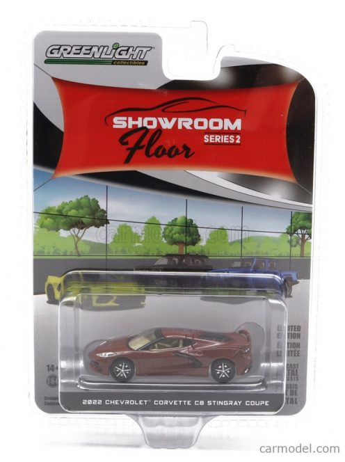 Greenlight - Chevrolet Corvette C8 Stingray Coupe 2022 Brown