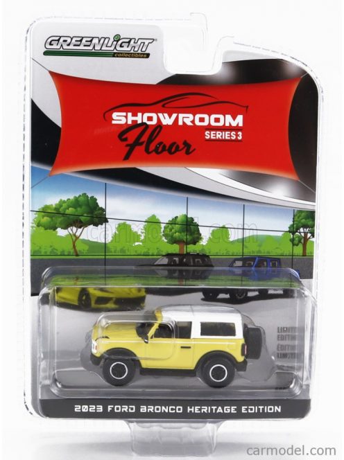 Greenlight - Ford Usa Bronco Heritage Edition 2023 Yellow White