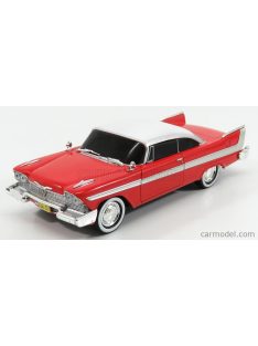   Greenlight - Plymouth Fury 2-Door 1958 - Black Windows - Evil Version - Christine La Macchina Infernale Red White