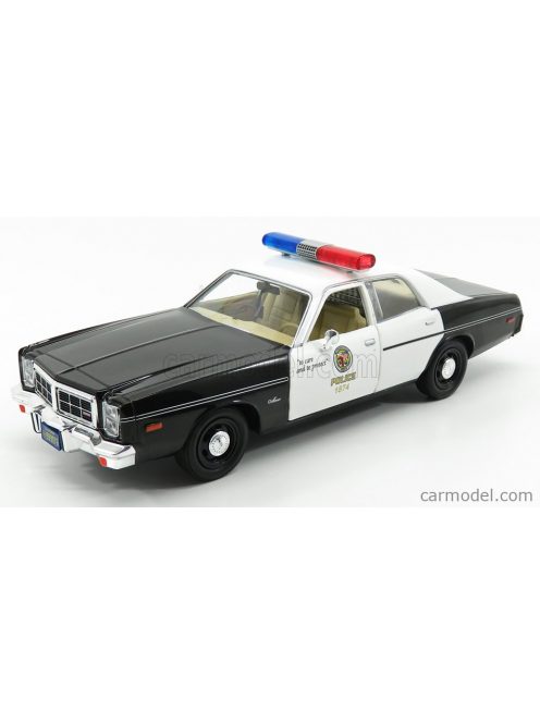 Greenlight - Dodge Monaco Police 1977 - The Terminator 1 White Black