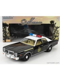 Greenlight - Dodge Monaco Police Hatchapee 1977 Black White