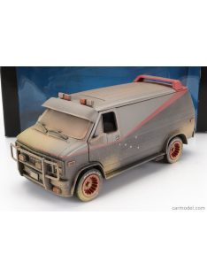   Greenlight - Gmc Vandura Cargo G.Series Van Weathered Version 1983 - The A-Team Black Red