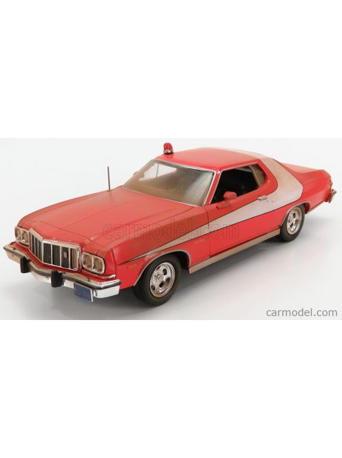 Greenlight - Ford Usa Gran Torino Coupe Weathered Version 1976 - Starsky & Hutch Red White