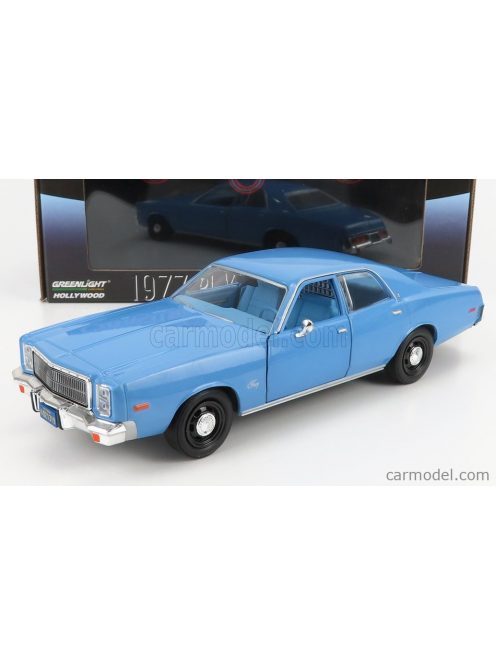 Greenlight - Plymouth Fury 1977 - Christine Movie - Detective Rudolph Junkins Light Blue