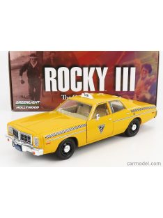   Greenlight - Dodge Monaco Taxi City Cab Co 1978 - Rocky Iii Movie Yellow